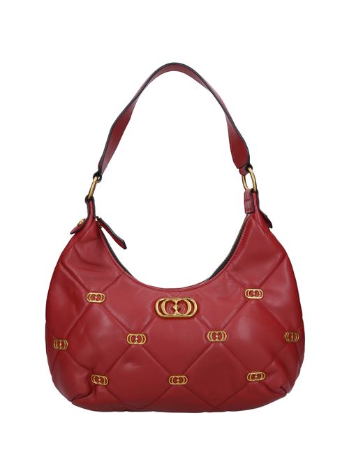 Leather bag LA CARRIE | 122P-TA-700-LEAROSSO SCURO